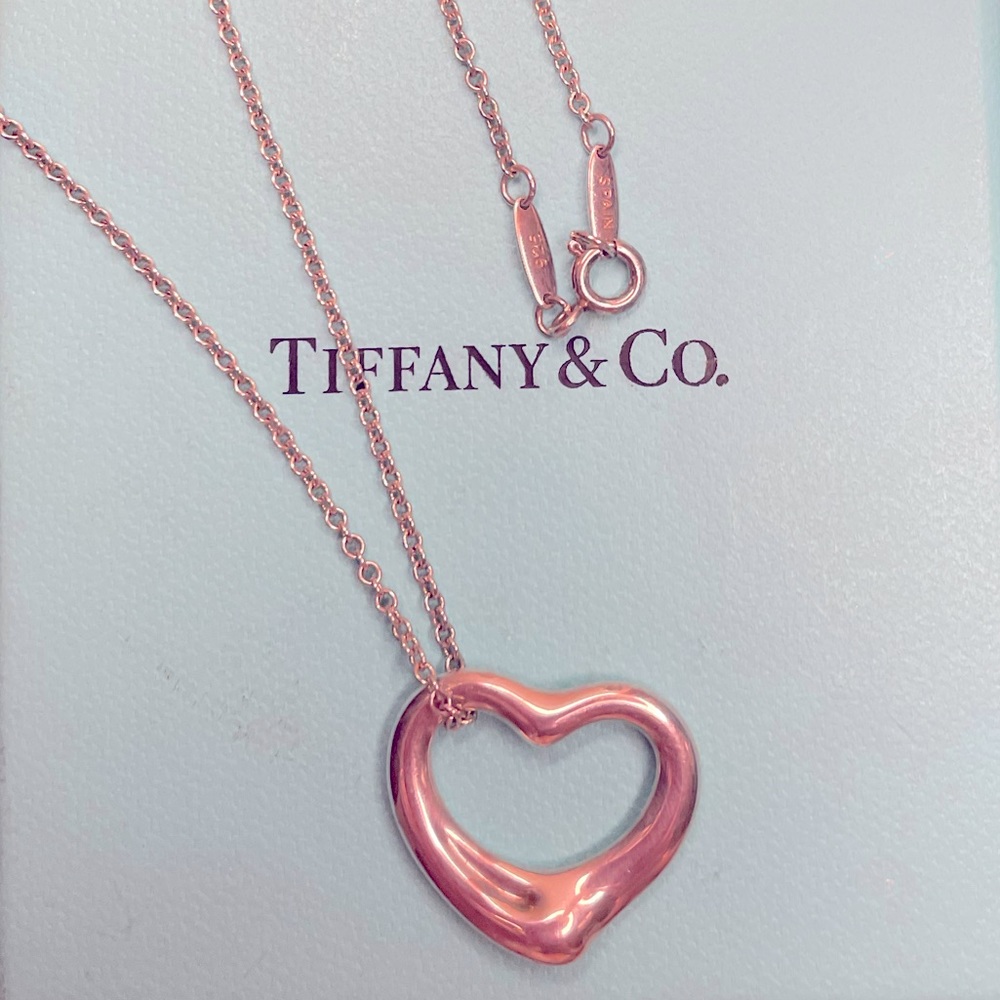 TIFFANY & CO. - Elsa Peretti Open Heart Necklace